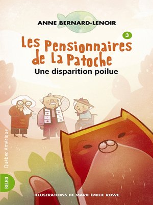 cover image of Les Pensionnaires de La Patoche 3- Une Disparition poilue
